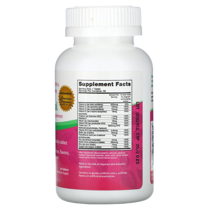 Fairhaven Health, Peapod, Prenatal Multivitamin Supplement, 60 Tablets - HealthCentralUSA