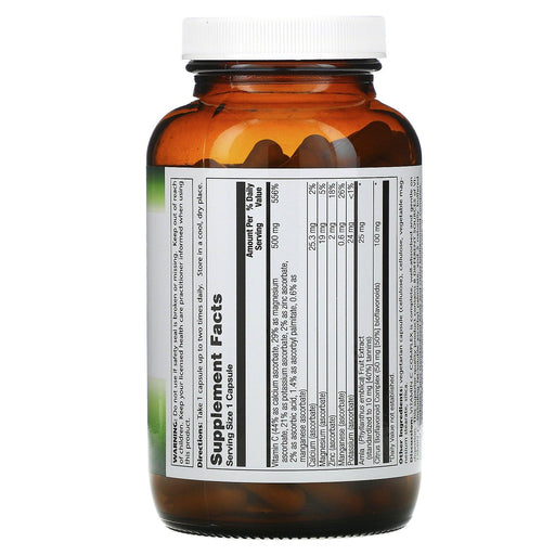 Pioneer Nutritional Formulas, Vitamin C Complex, 500 mg, 180 Vegetarian Capsules - HealthCentralUSA