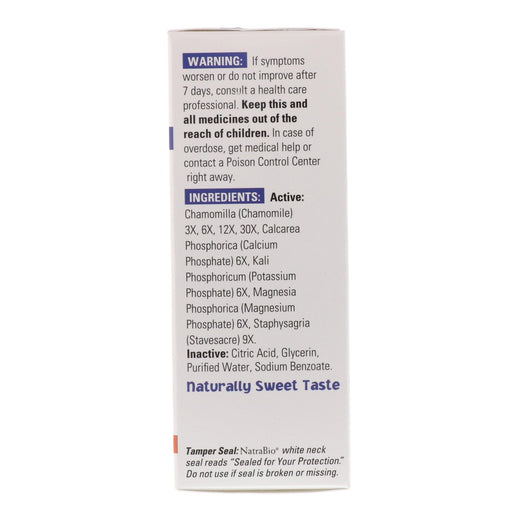 NatraBio, Children's Teething Relief, Non-Alcohol Formula, Liquid, 1 fl oz (30 ml) - HealthCentralUSA