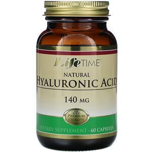 LifeTime Vitamins, Natural Hyaluronic Acid, 140 mg, 60 Capsules - HealthCentralUSA