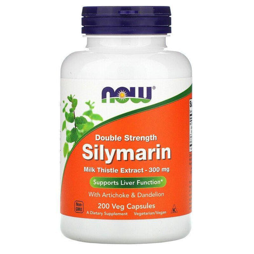 Now Foods, Double Strength Silymarin, 300 mg, 200 Veg Capsules - HealthCentralUSA
