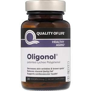 Quality of Life Labs, Oligonol, 100 mg, 30 VegiCaps - HealthCentralUSA