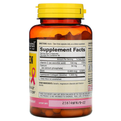 Mason Natural, Collagen 1,500 with Vitamin C, 120 Capsules - HealthCentralUSA