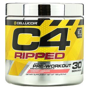 Cellucor, C4 Ripped, Pre-Workout, Cherry Limeade, 6.3 oz (180 g) - HealthCentralUSA