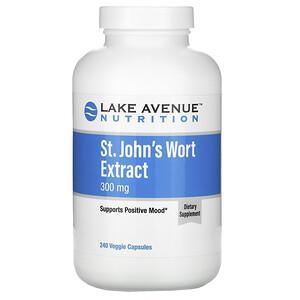 Lake Avenue Nutrition, St. John's Wort Extract, 300 mg, 240 Veggie Capsules - HealthCentralUSA