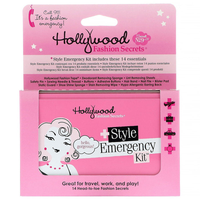 Hollywood Fashion Secrets, Fashion Emergency Kit, 14 Pieces - HealthCentralUSA