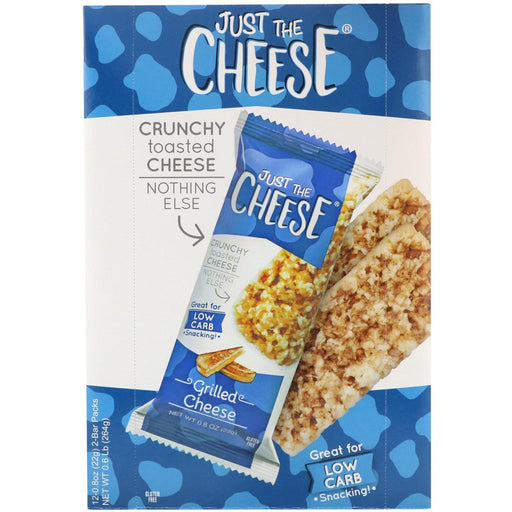 Just The Cheese, Grilled Cheese Bars, 12 Bars, 0.8 oz (22 g) - HealthCentralUSA