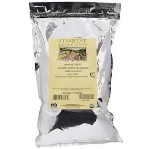 Starwest Botanicals, Organic Chunmee Green Tea, 1 lb (453.6 g) - HealthCentralUSA