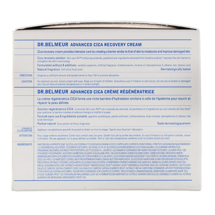 Dr. Belmeur, Advanced, Cica Recovery Cream, 1.69 fl oz (50 ml) - HealthCentralUSA