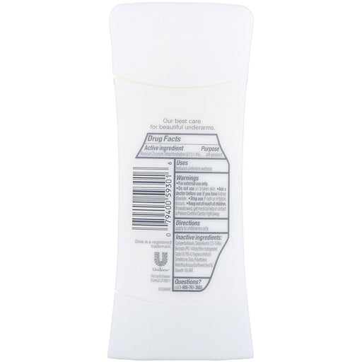 Dove, Advanced Care, Invisible, Anti-Perspirant Deodorant, Clear Finish, 2.6 oz (74 g) - HealthCentralUSA