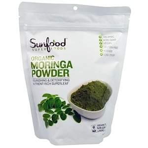Sunfood, Organic Moringa Powder, 8 oz (227 g) - HealthCentralUSA