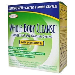 Enzymatic Therapy, Whole Body Cleanse, Complete 10-Day Cleansing System, 3 Part Program - HealthCentralUSA