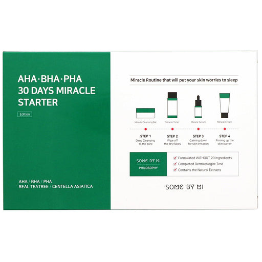 Some By Mi, AHA.BHA.PHA, 30 Days Miracle Starter Edition, 4 Piece Kit - HealthCentralUSA