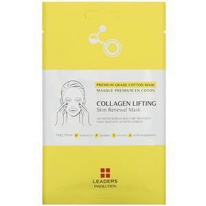 Leaders, Collagen Lifting, Skin Renewal Beauty Mask, 1 Sheet, 0.84 fl oz (25 ml) - HealthCentralUSA