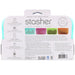 Stasher, Reusable Silicone Food Bag, Snack Size Small, Aqua, 9.9 fl oz (293.5 ml) - HealthCentralUSA