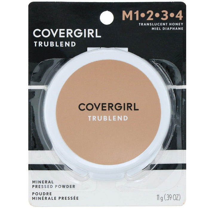 Covergirl, TruBlend, Mineral Pressed Powder, Translucent Honey, .39 oz (11 g) - HealthCentralUSA