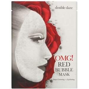 Double Dare, Red Bubble Beauty Mask, 1 Sheet, 0.71 oz (20 g) - HealthCentralUSA