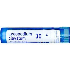 Boiron, Single Remedies, Lycopodium Clavatum, 30C, Approx 80 Pellets - HealthCentralUSA