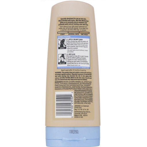 Jergens, Natural Glow, Wet Skin Moisturizer, Fair to Medium, 7.5 fl oz (221 ml) - HealthCentralUSA
