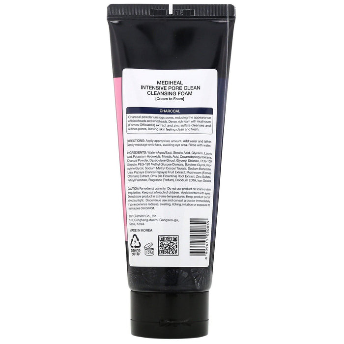 Mediheal, Intensive Pore Clean Cleansing Foam, 5 fl oz (150 ml) - HealthCentralUSA
