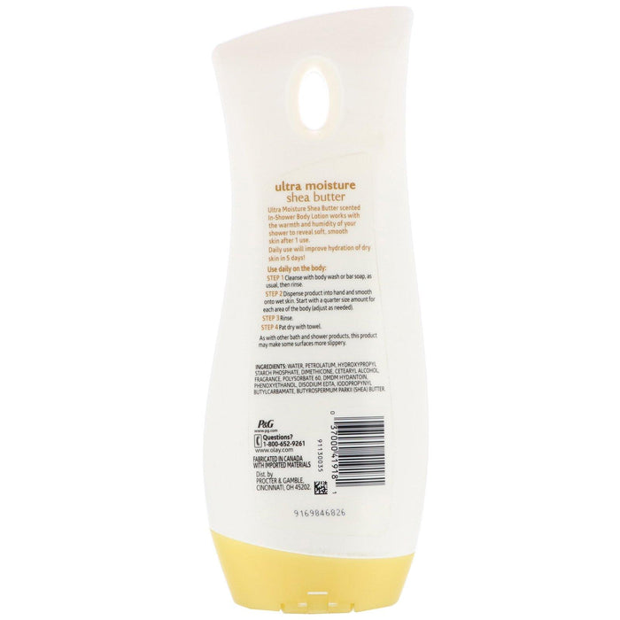 Olay, In Shower Body Lotion, Ultra Moisture Shea Butter, 15.2 fl oz (450 ml) - HealthCentralUSA