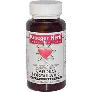 Kroeger Herb Co, Candida Formula #2, 100 Vegetarian Capsules - HealthCentralUSA