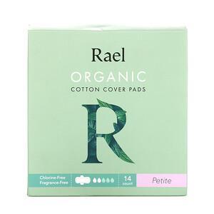 Rael, Organic Cotton Cover Pads, Petite, 14 Pads - HealthCentralUSA