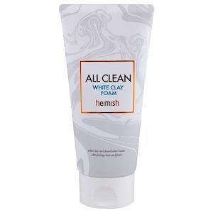 Heimish, All Clean, White Clay Foam, 150 g - HealthCentralUSA