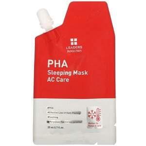 Leaders, PHA Sleeping Beauty Mask, AC Care, 0.7 fl oz (20 ml) - HealthCentralUSA