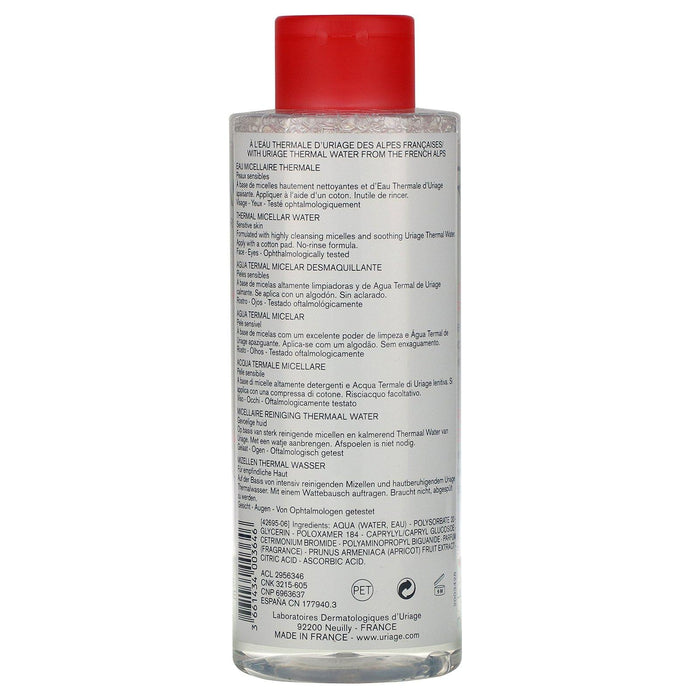 Uriage, Thermal Micellar Water, 17 fl oz (500 ml) - HealthCentralUSA