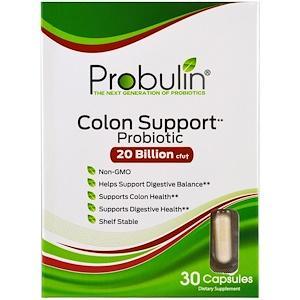 Probulin, Colon Support, Probiotic, 30 Capsules - HealthCentralUSA