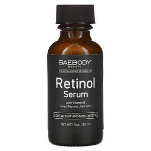 Baebody, Retinol Serum with Vitamin E, Green Tea and Jojoba Oil, 1 fl oz (30 ml) - HealthCentralUSA