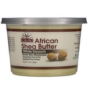 Okay Pure Naturals, African Shea Butter, White Smooth, 13 oz (368 g) - HealthCentralUSA