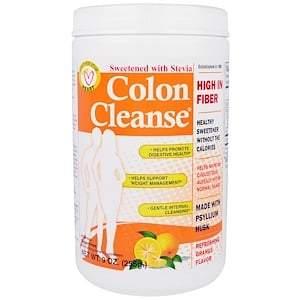 Health Plus, Colon Cleanse, Sweetened with Stevia, Refreshing Orange Flavor, 9 oz (255 g) - HealthCentralUSA