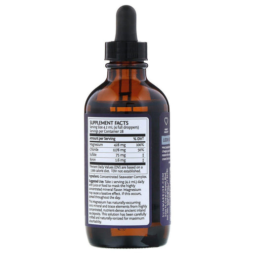Sunwarrior, Magnesium, 4 fl oz (118 ml) - HealthCentralUSA