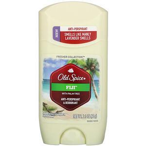 Old Spice, Fresher Collection, Anti-Perspirant & Deodorant, Fiji, 2.6 oz (73 g) - HealthCentralUSA