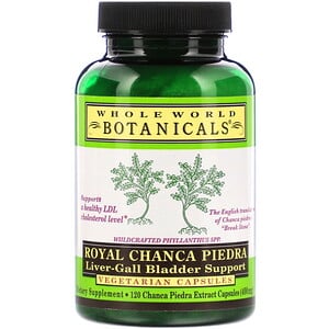 Whole World Botanicals, Royal Chanca Piedra, Liver-Gall Bladder Support, 400 mg, 120 Vegetarian Capsules - HealthCentralUSA