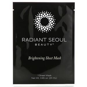 Radiant Seoul, Brightening Beauty Sheet Mask, 1 Sheet Mask, 0.85 oz (25 ml) - HealthCentralUSA
