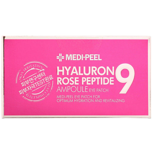 Medi-Peel, Hyaluron Peptide 9, Ampoule Eye Patch, Rose, 60 Patches - HealthCentralUSA