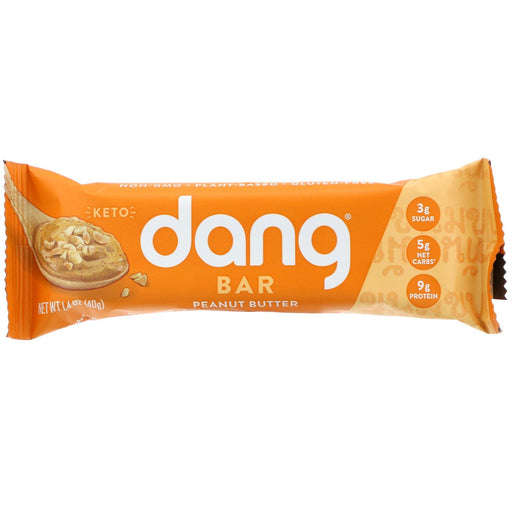Dang, Keto Bar, Peanut Butter, 12 Bars, 1.4 oz (40 g) Each - HealthCentralUSA