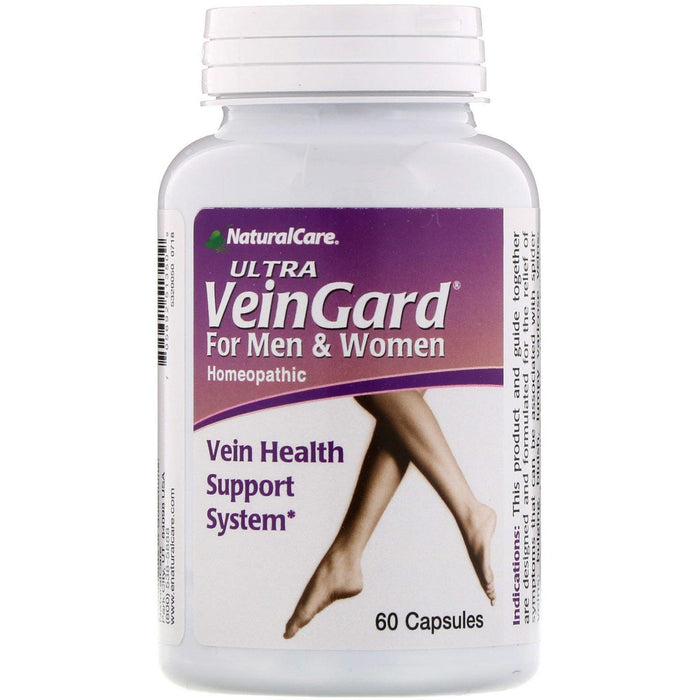 NaturalCare, Ultra VeinGard, For Men & Women, 60 Capsules - HealthCentralUSA