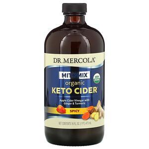 Dr. Mercola, Organic Keto Cider, Spicy, 16 oz (473 ml) - HealthCentralUSA