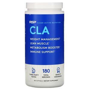 RSP Nutrition, CLA, Weight Management, 180 Softgels - HealthCentralUSA