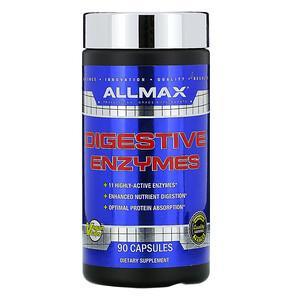 ALLMAX Nutrition, Digestive Enzymes + Protein Optimizer, 90 Capsules - HealthCentralUSA