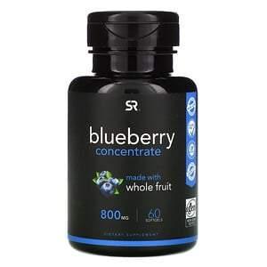 Sports Research, Blueberry Concentrate, 800 mg, 60 Softgels - HealthCentralUSA