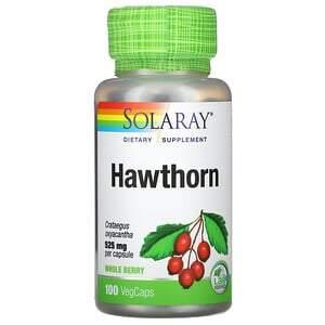 Solaray, Hawthorn, 525 mg, 100 VegCaps - HealthCentralUSA