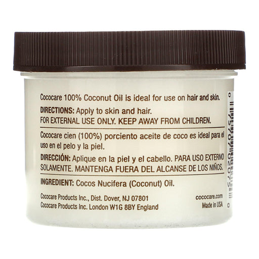 Cococare, 100% Coconut Oil, 4 oz (110 g) - HealthCentralUSA