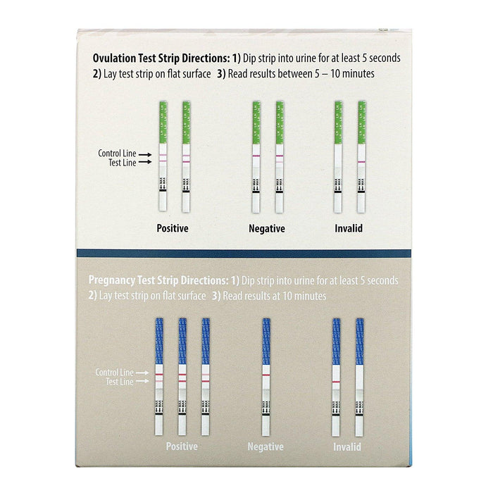 Fairhaven Health, BFP, Ovulation & Pregnancy Test Strips, 40 Ovulation & 10 Pregnancy Tests - HealthCentralUSA
