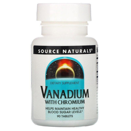 Source Naturals, Vanadium with Chromium, 90 Tablets - HealthCentralUSA