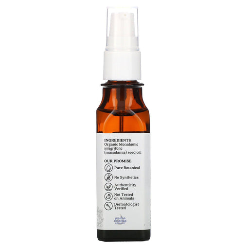Aura Cacia, Skin Care Oil, Organic Macadamia, 1 fl oz (30 ml) - HealthCentralUSA